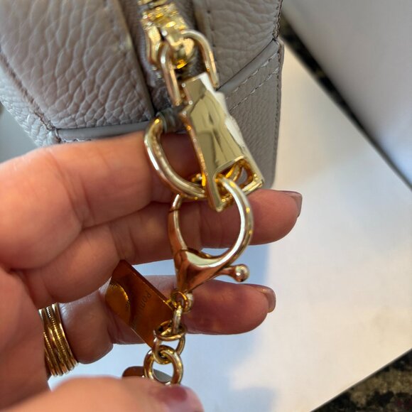 Pom Pom London Bag- "City" in Stone - Picture 3 of 7